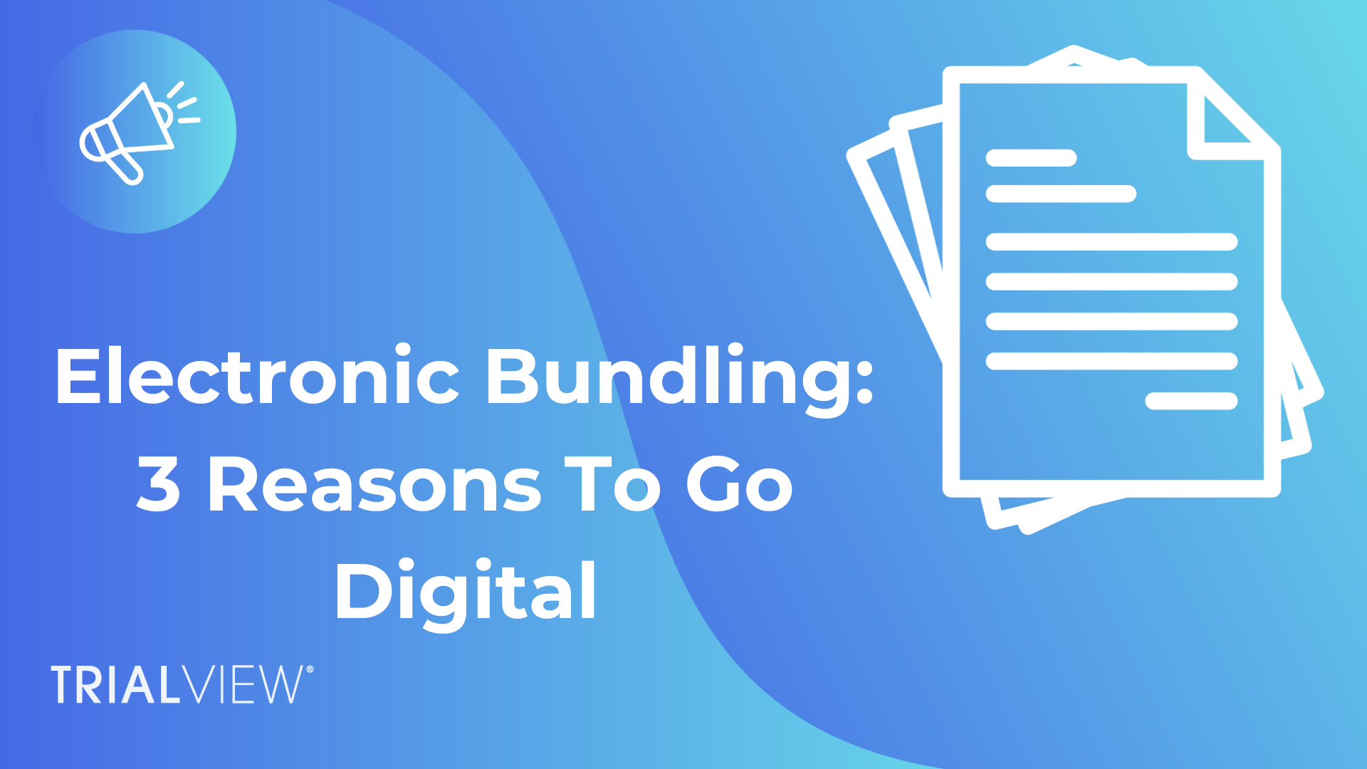 Electronic Bundling: 3 Reasons to go Digital